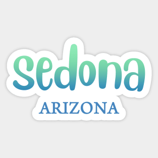 Arizona Sedona map arizona state usa arizona tourism sedona tourism Sticker